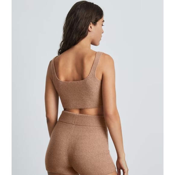 NWT Everlane The Cozy-Stretch Tank Wool In Camel Size L - Picture 2 of 7